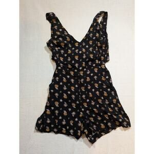 wilfred floral black romper size 00